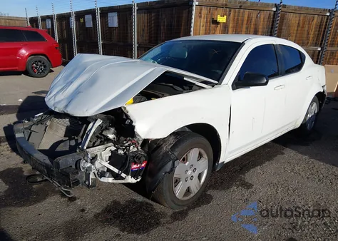 2010 Dodge Avenger Sxt из США, поврежденный, VIN 1B3CC4FB6AN101537